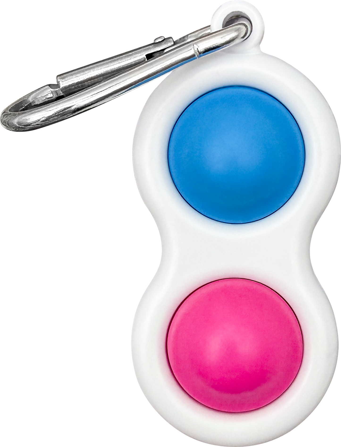 Fidget Popper Keychain - Blue/Pink
