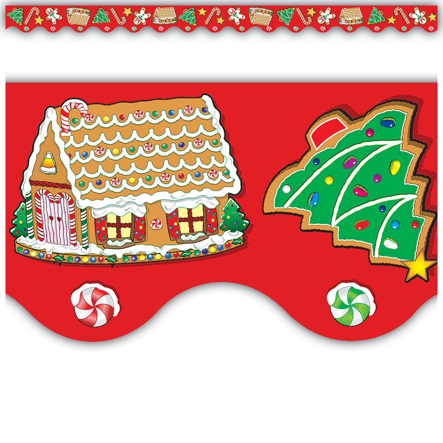 Christmas Scalloped Border