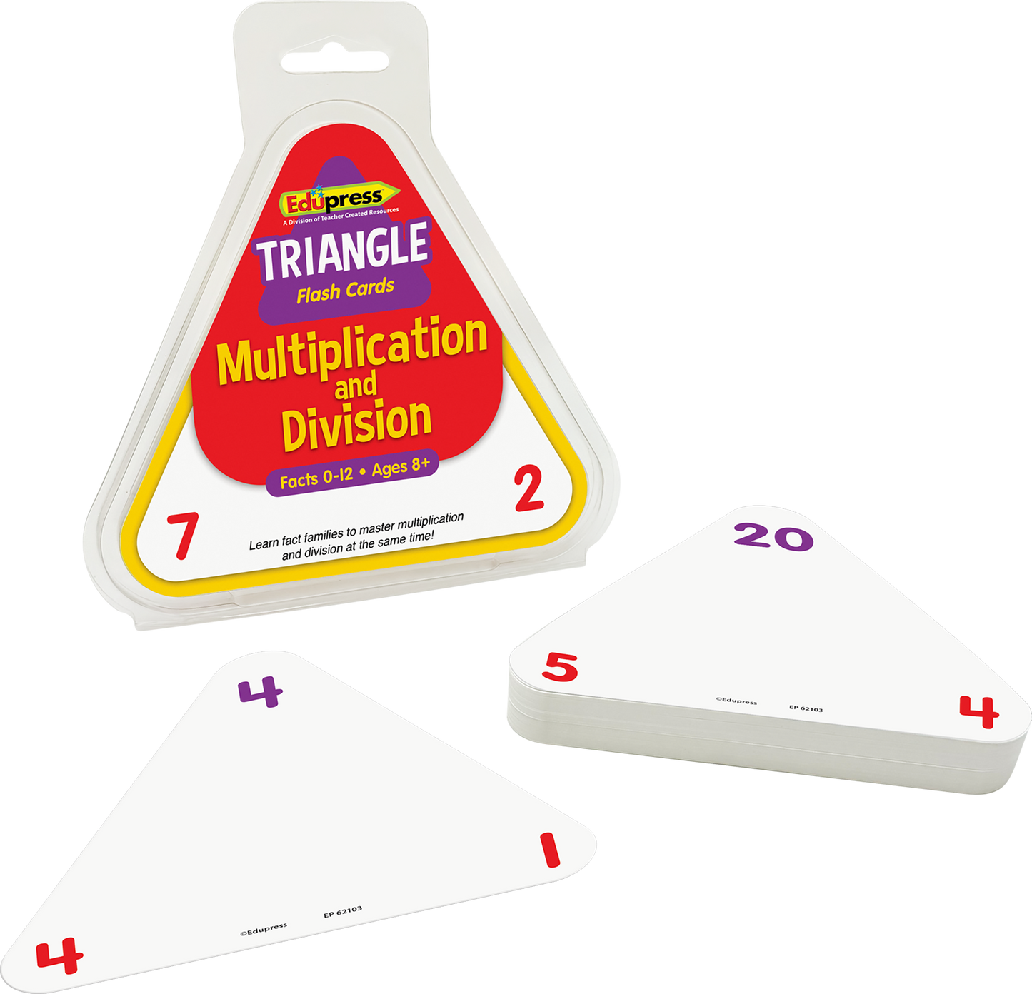 Multiplication and Division Triangle Flash Cards