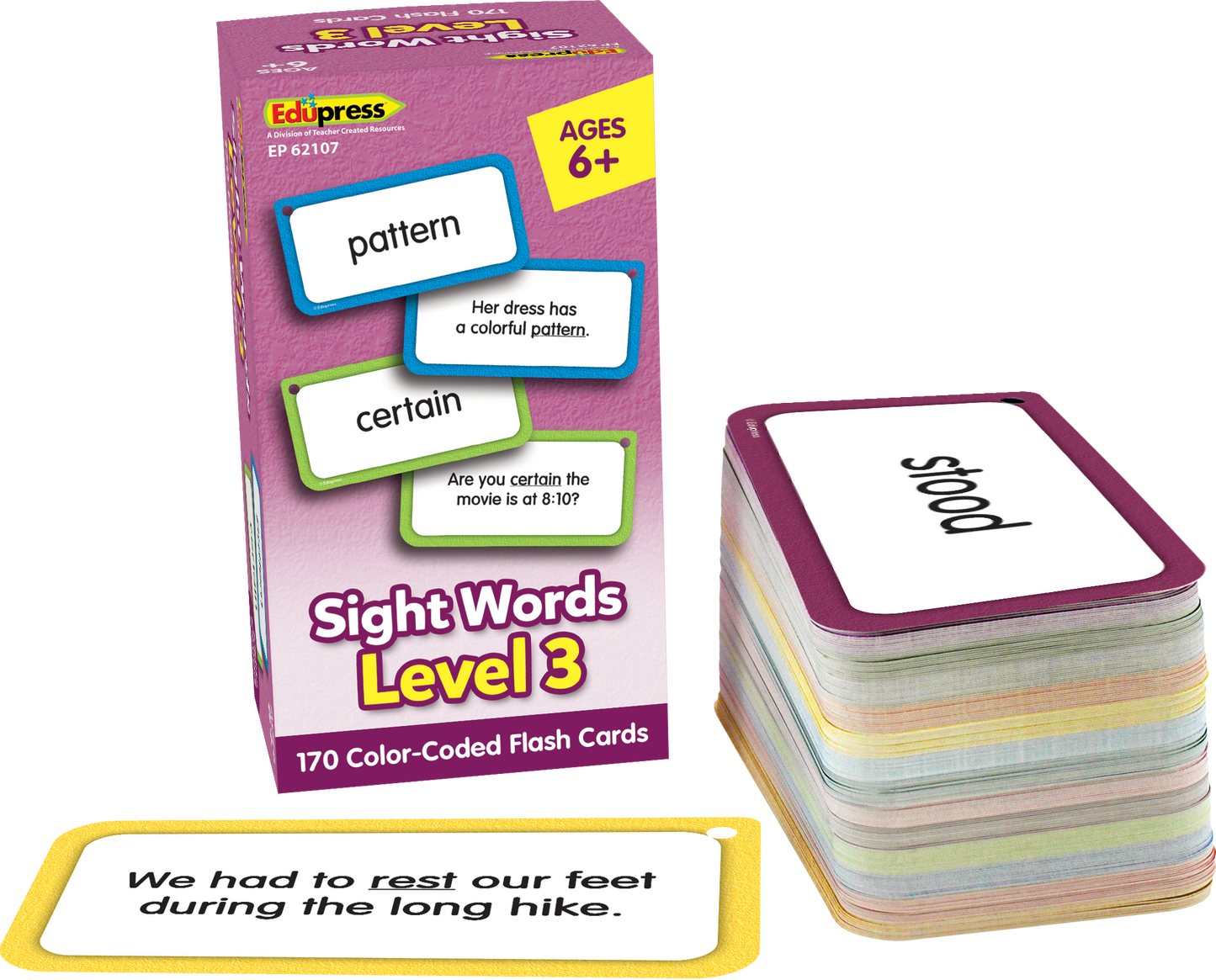 Sight Words Level 3 Flash Cards