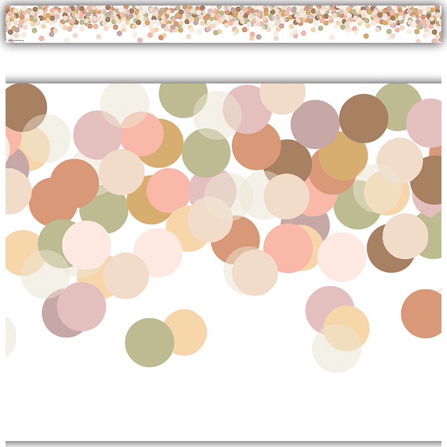 Calming Confetti Straight Border