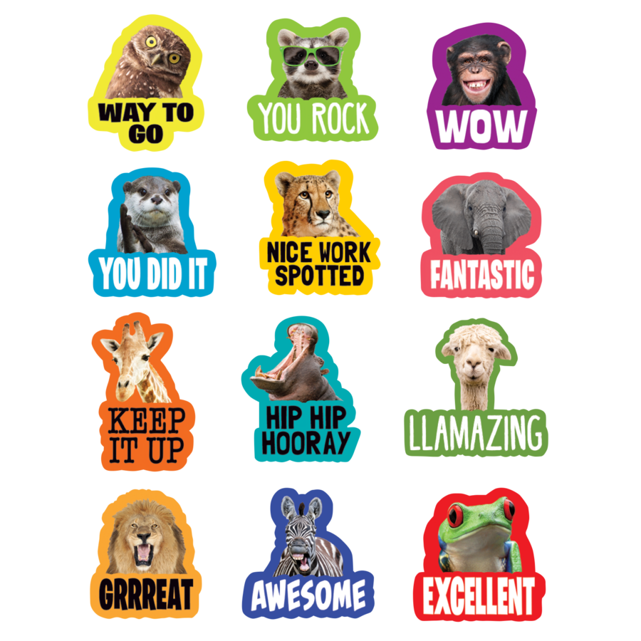 Go Wild Animal Stickers