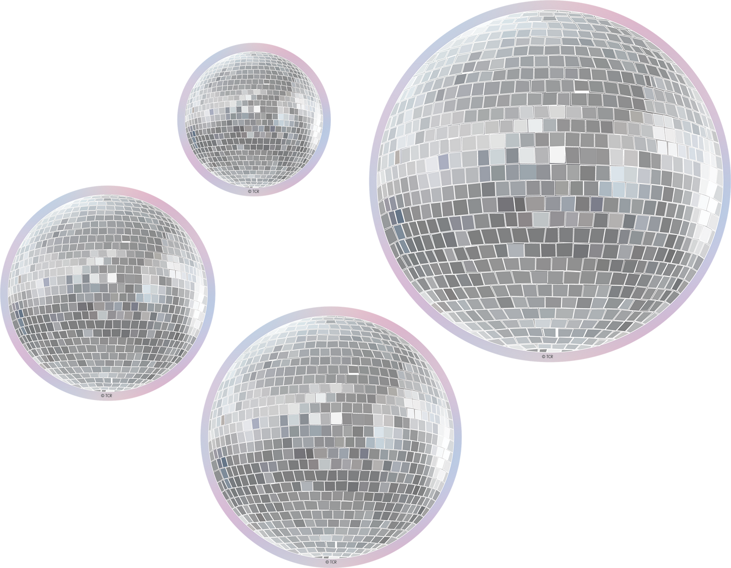 Disco Balls Accents - Assorted Sizes