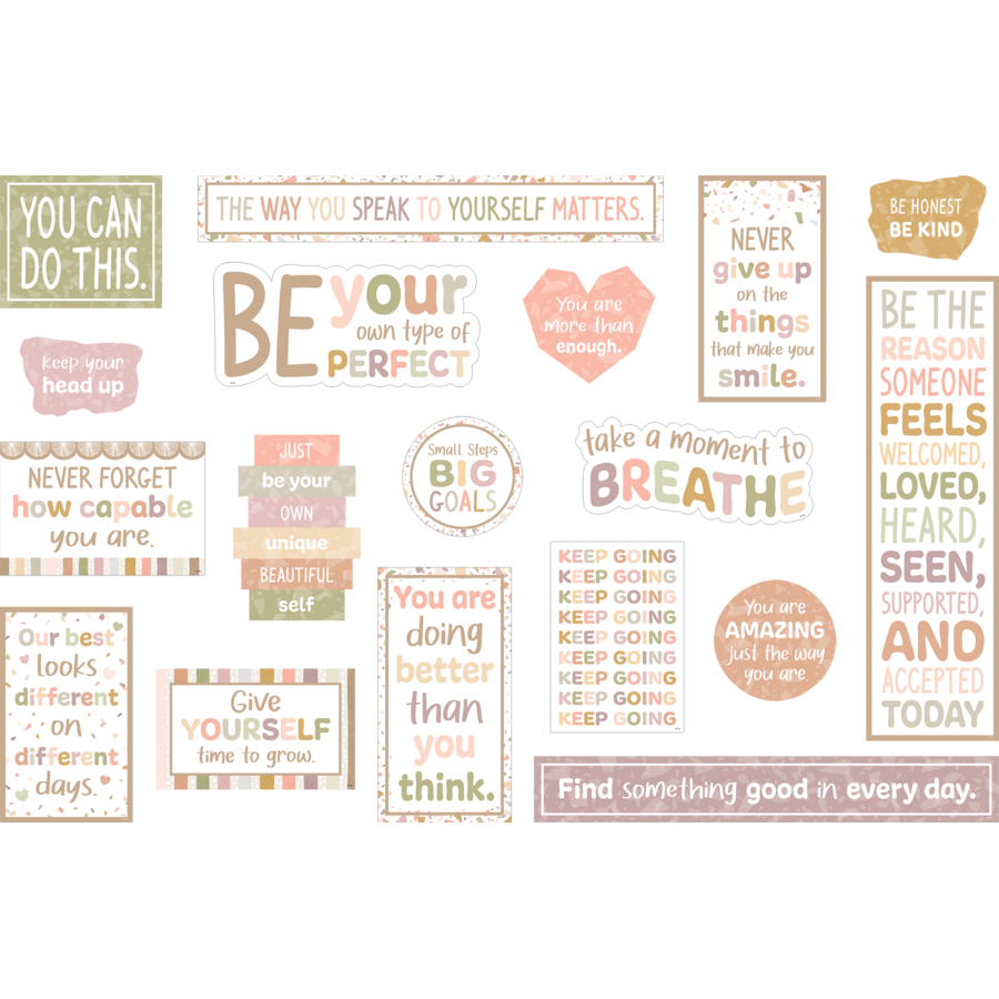 Terrazzo Tones Mini Bulletin Board Set