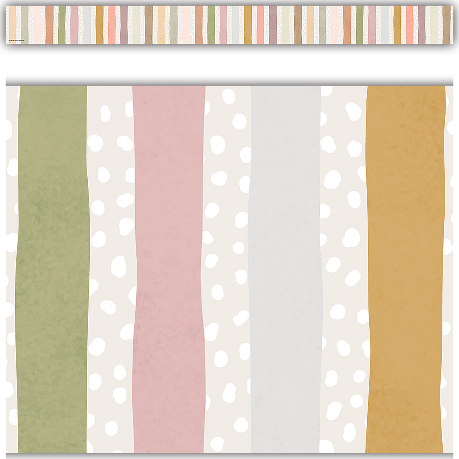 Terrazzo Tones Stripes Straight