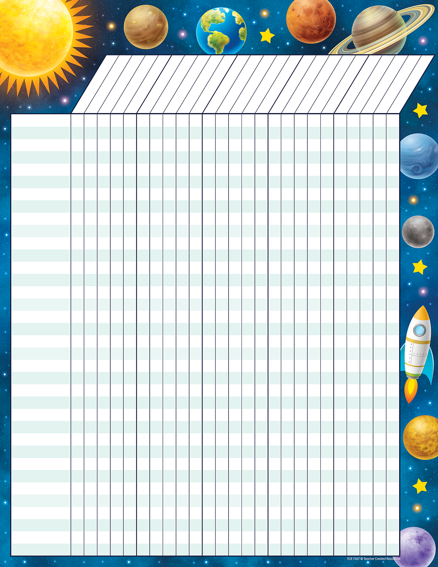 Outer Space Crew Incentive Chart