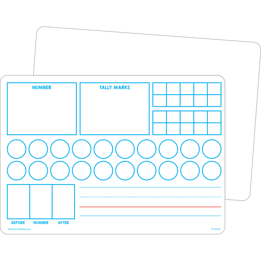Double-Sided Learning Numbers 1-20 Dry-Erase Boards (10pk)