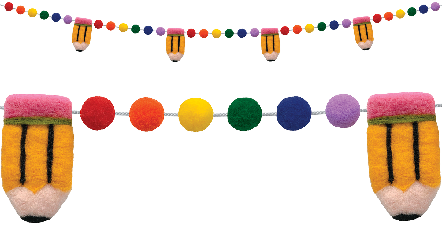 Colorful Pencils Garland