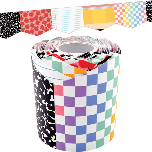 Cool for School Die-Cut Rolled Border