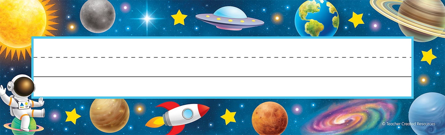 Outer Space Crew Flat Name Plates