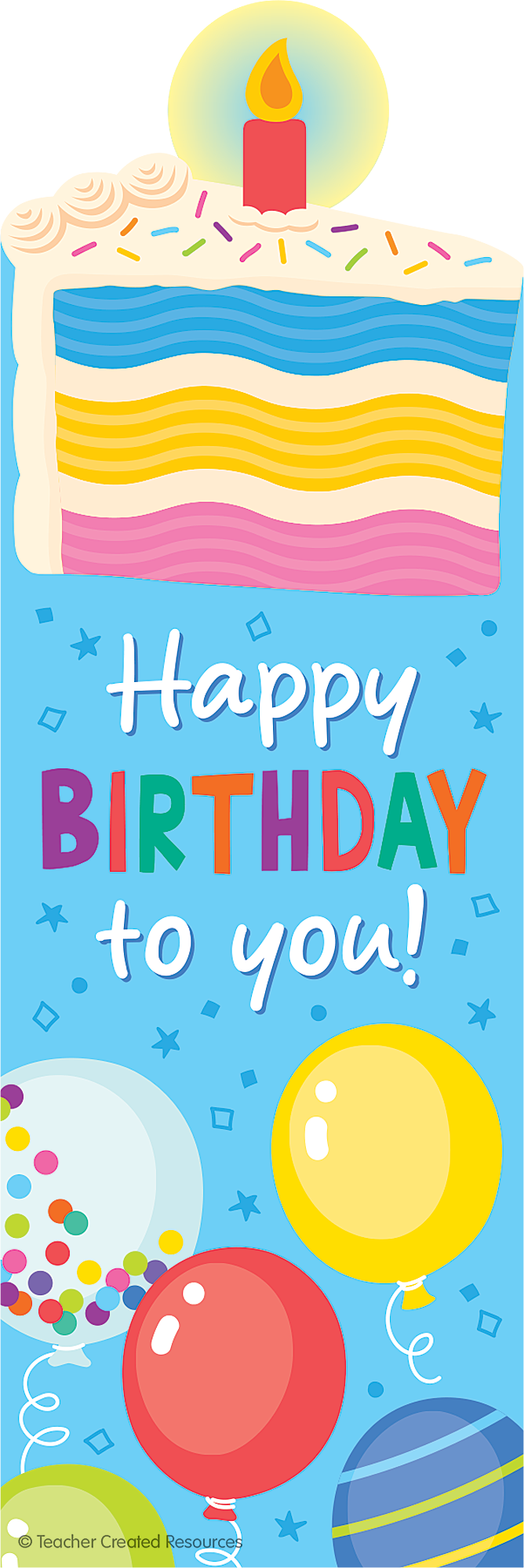 Birthday Cake Smelly Bookmarks