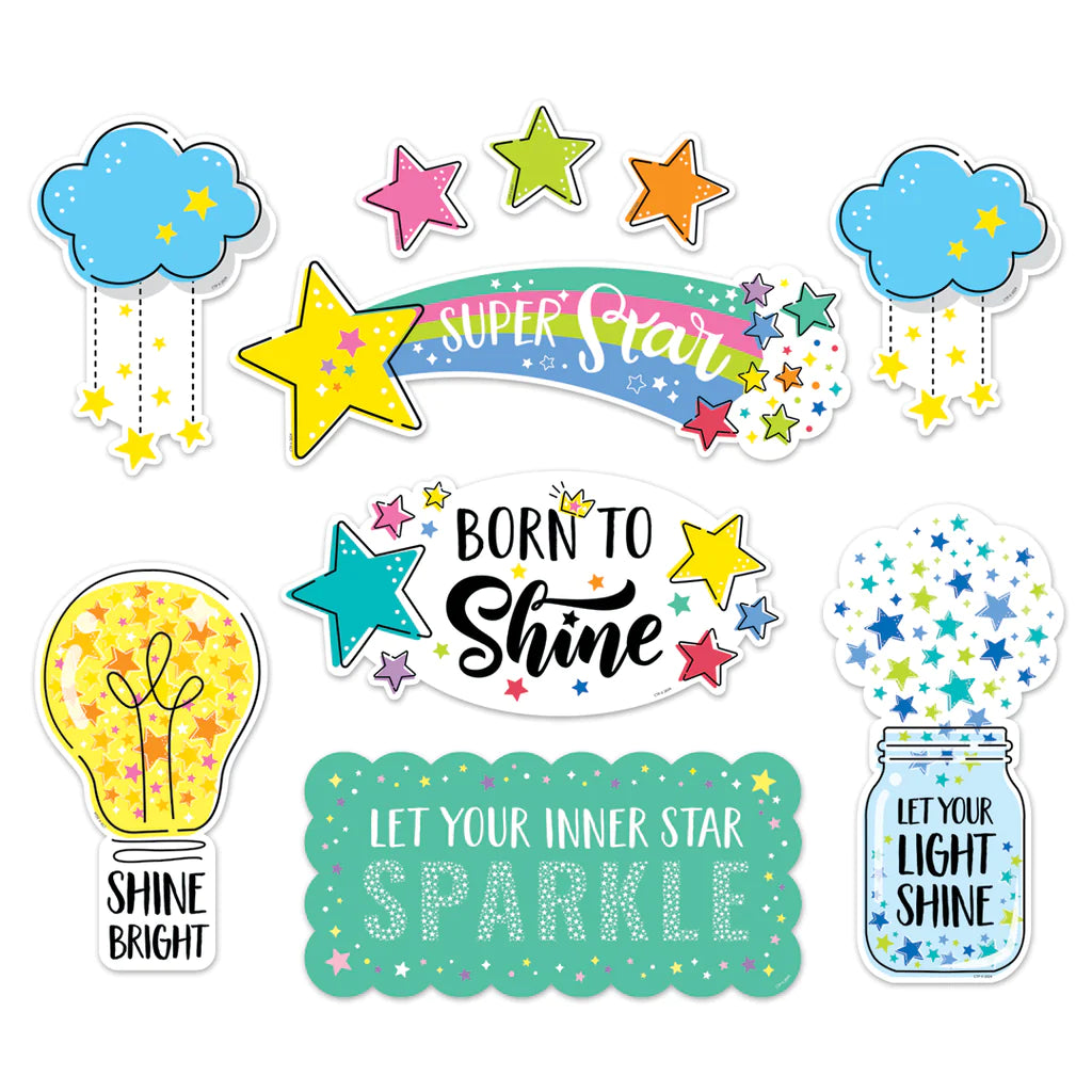 Star Bright Positive Thinking Mini Bulletin Board Set