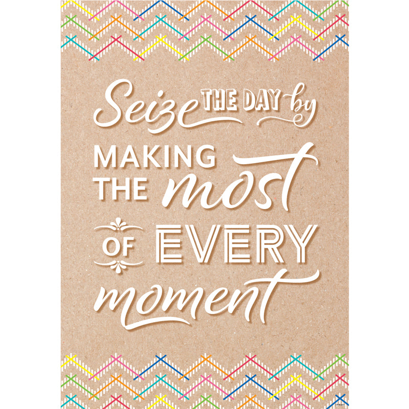 Krafty Pop Seize the Day Poster