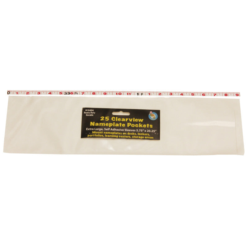 Extra Large Nameplate Pockets