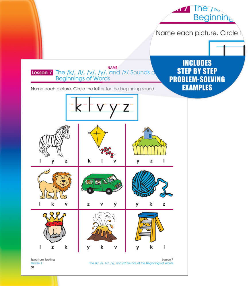 Spectrum Spelling Grade 1