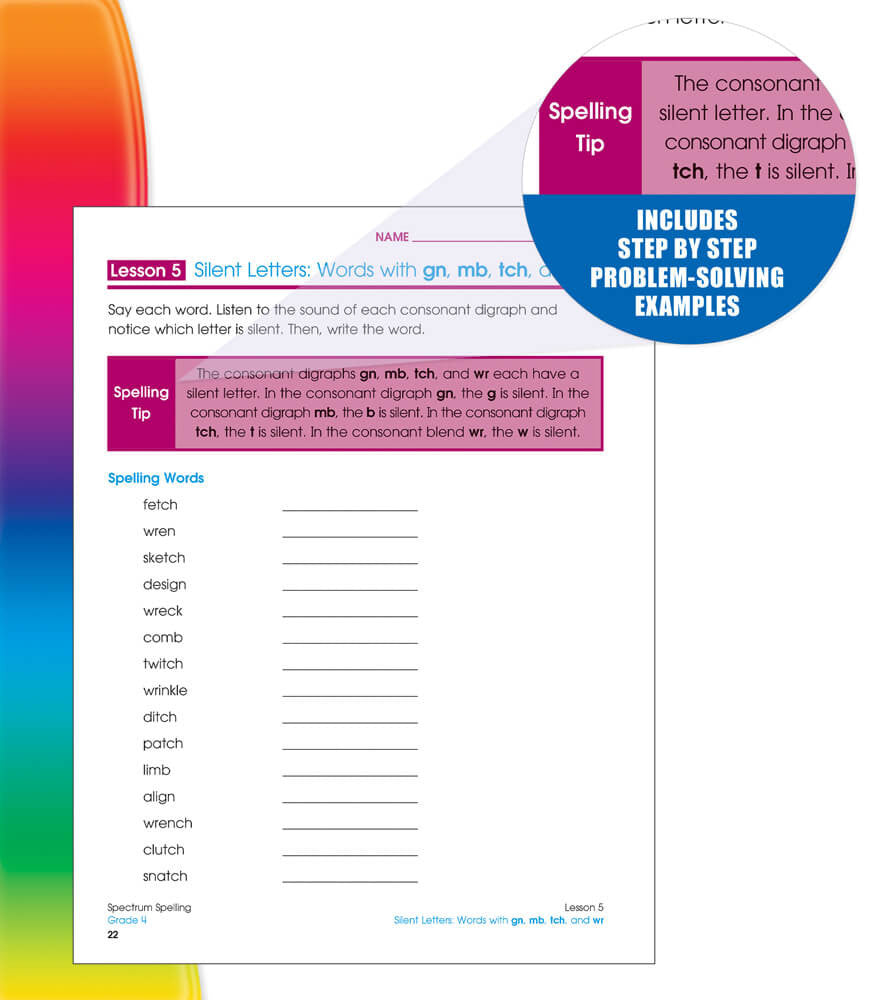 Spectrum Spelling Grade 4