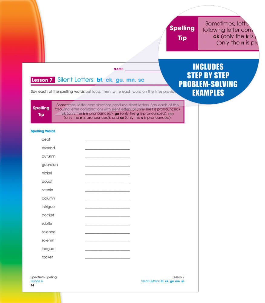 Spectrum Spelling Grade 6