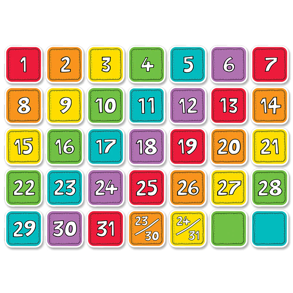 Colorful Calendar Days