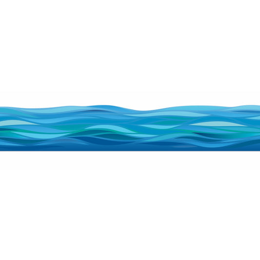 Seas the Day Waves Border