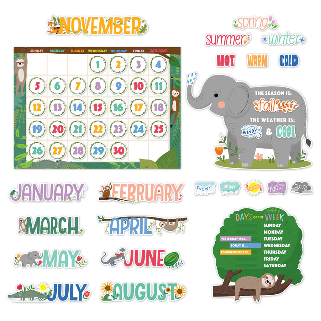 Jungle Friends Calendar Set
