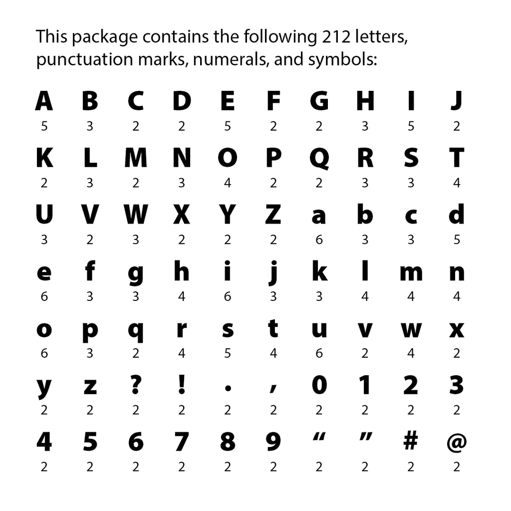 Krafty Pop Designer Letters