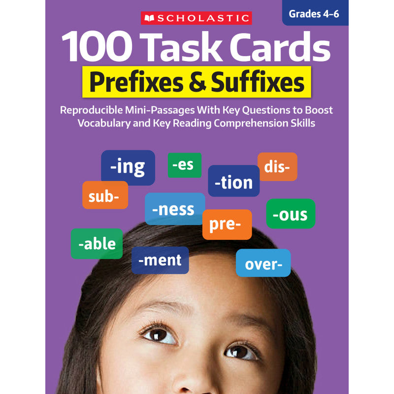 100 Task Cards Prefixes and Suffixes