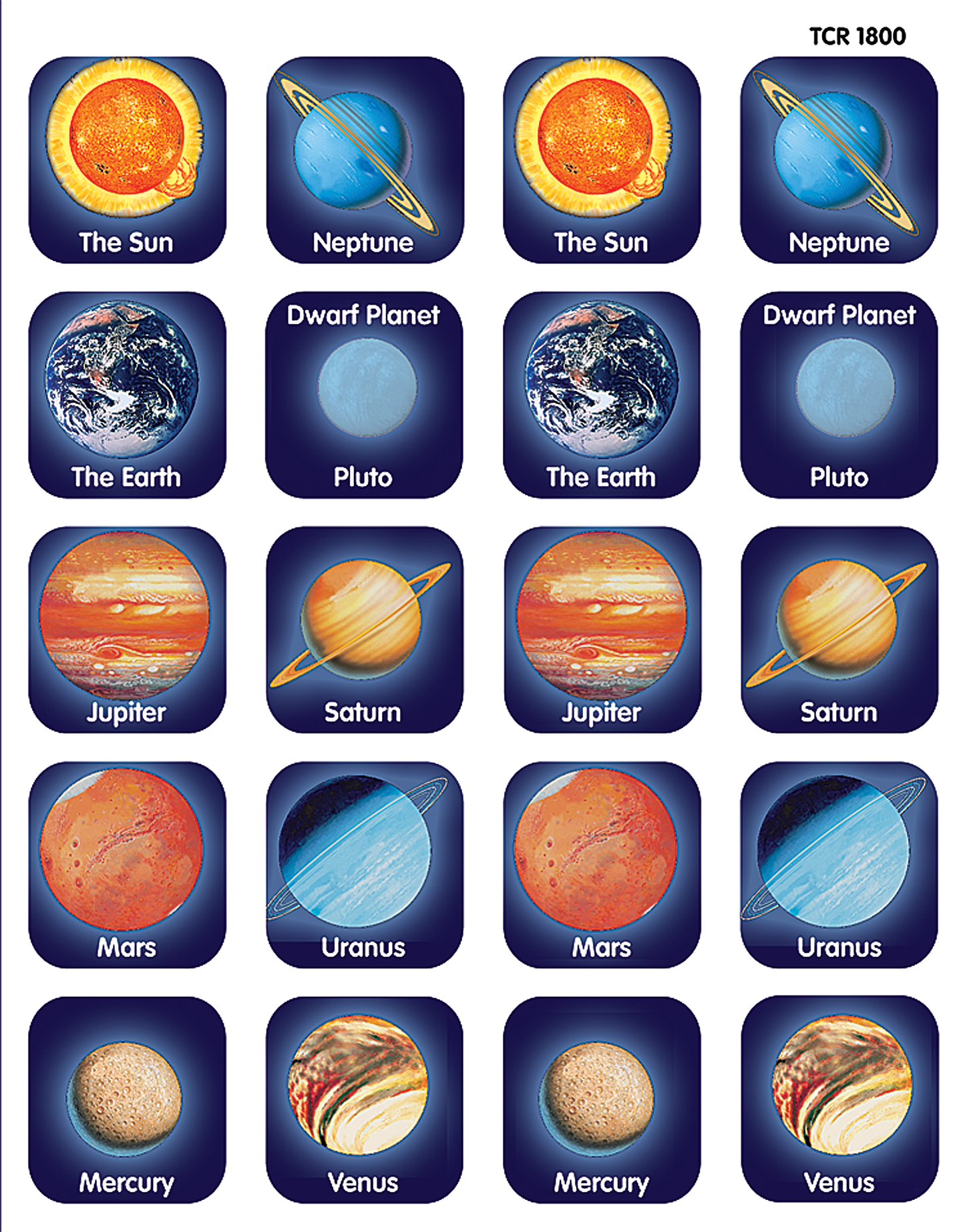 Planets Stickers