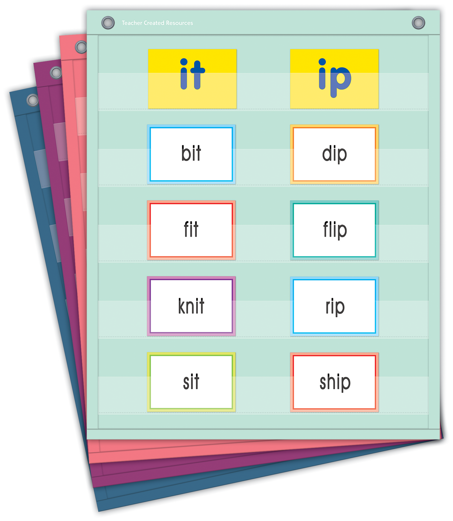 Oh Happy Day Magnetic Mini Pocket Charts (14" x 17")