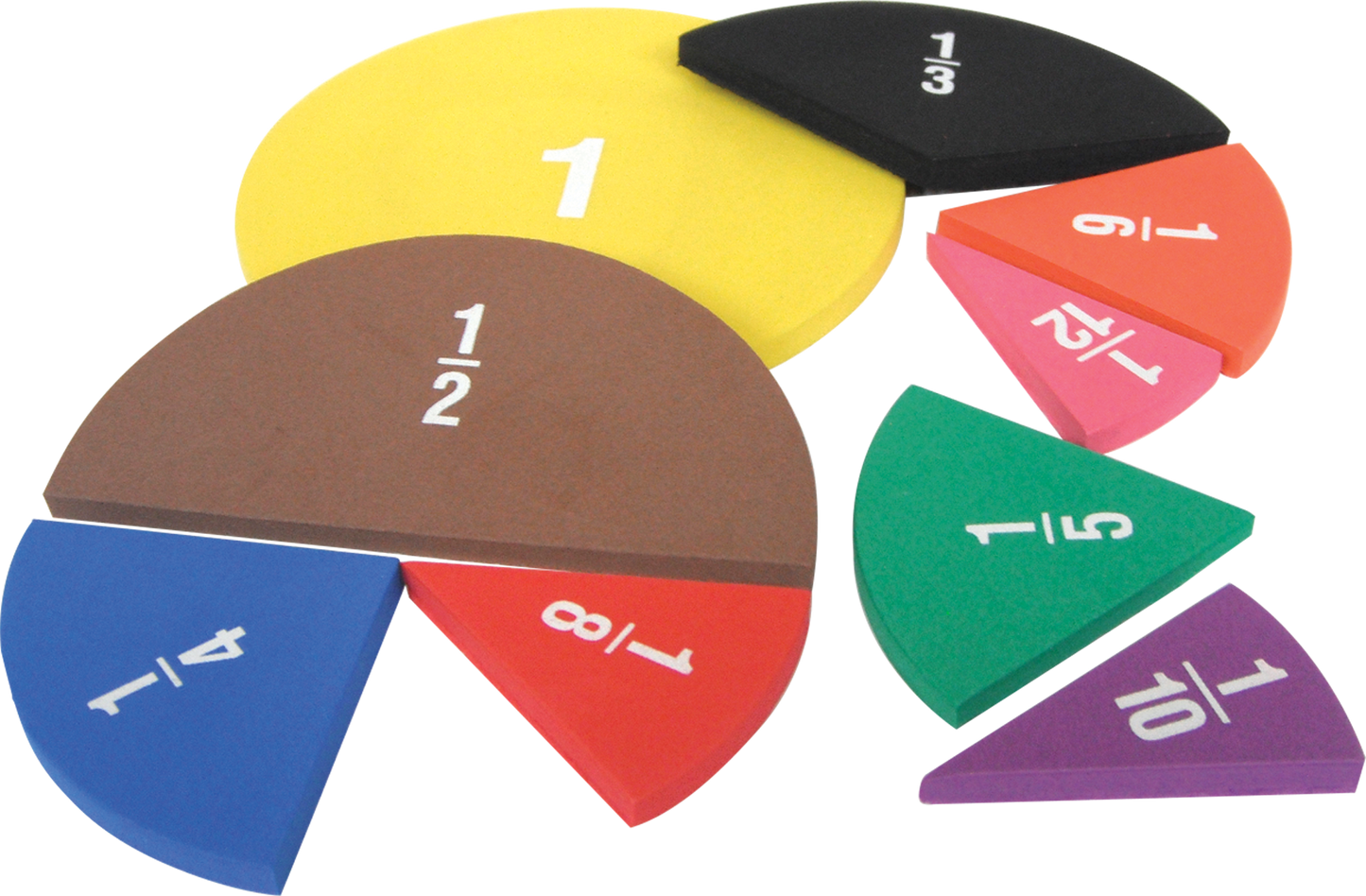 Foam Fraction Circles