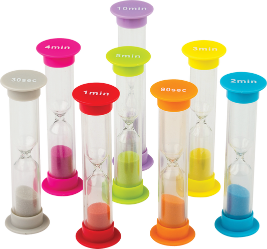 Small Sand Timers Combo 8-Pack