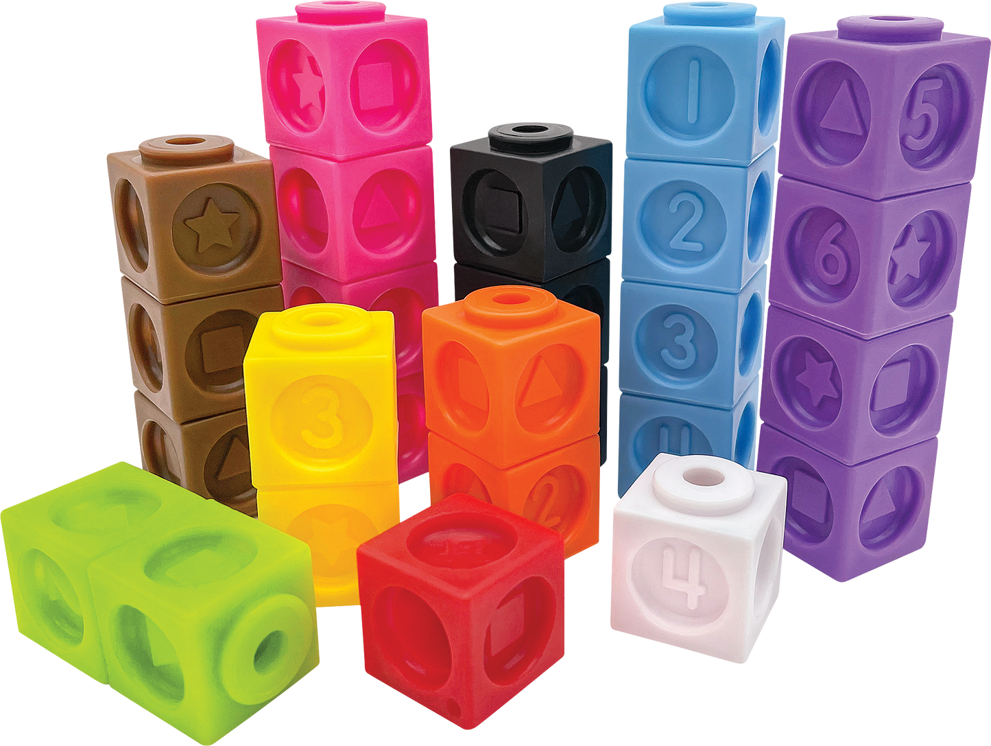 Numbers and Shapes Connecting Cubes