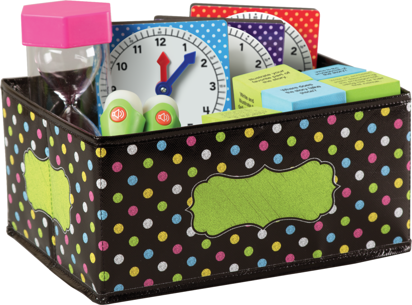 Chalkboard Brights Small Storage Bin