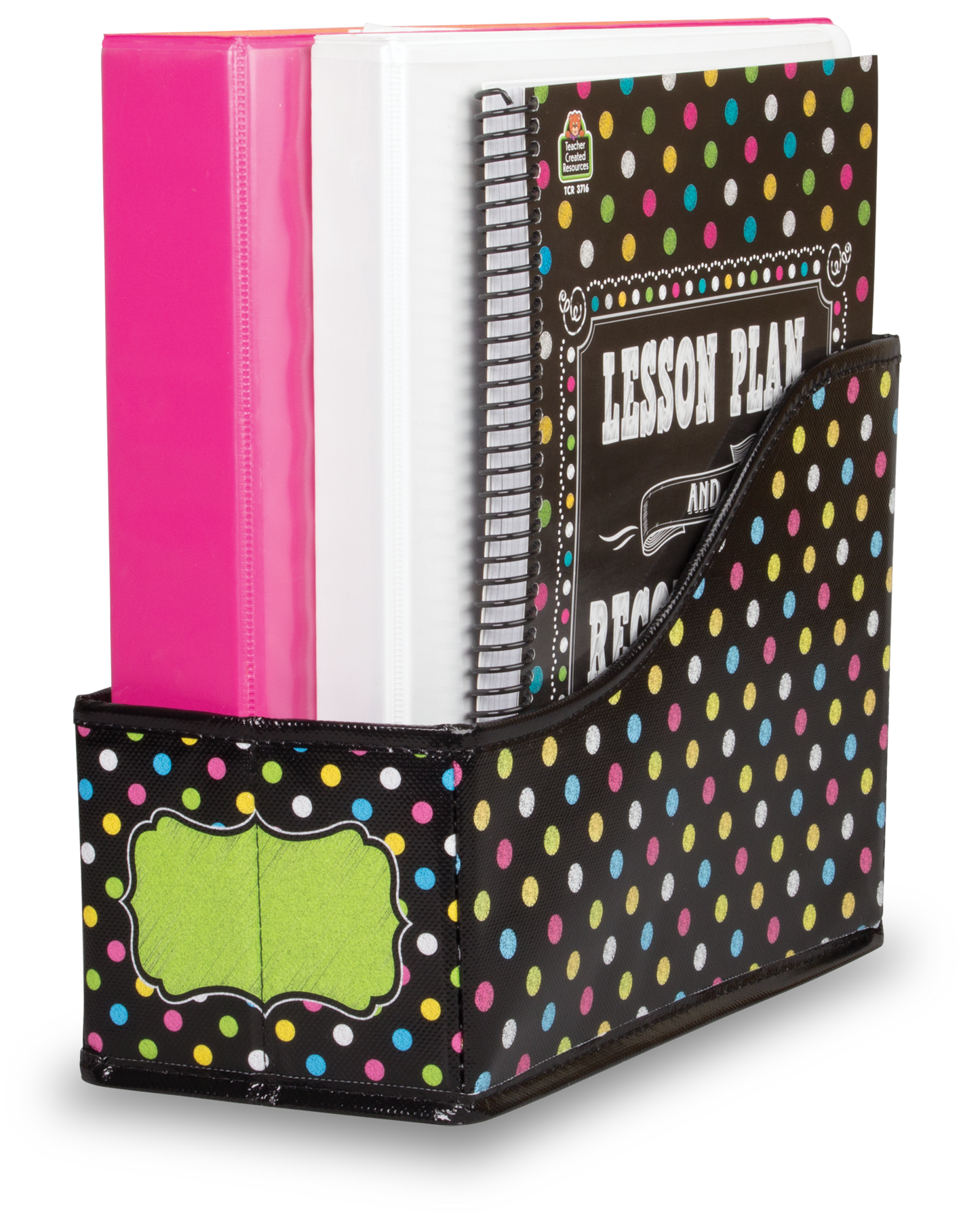 Chalkboard Brights Book Bin