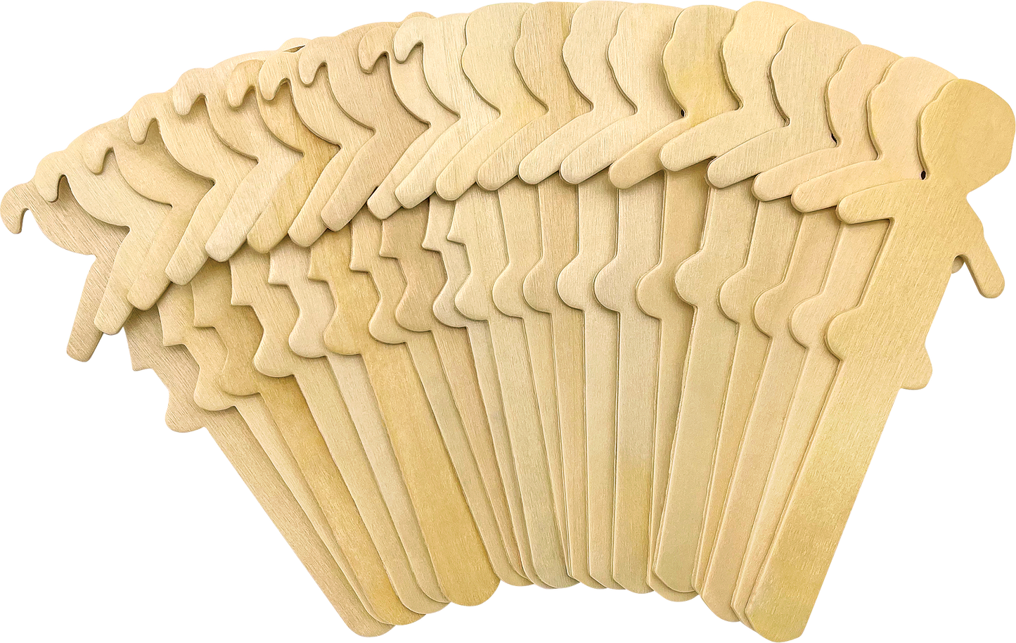 STEM Basics: People-Shaped Craft Sticks - 50 count