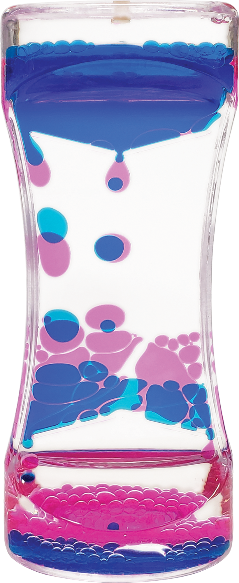 Blue & Pink Liquid Motion Bubbler