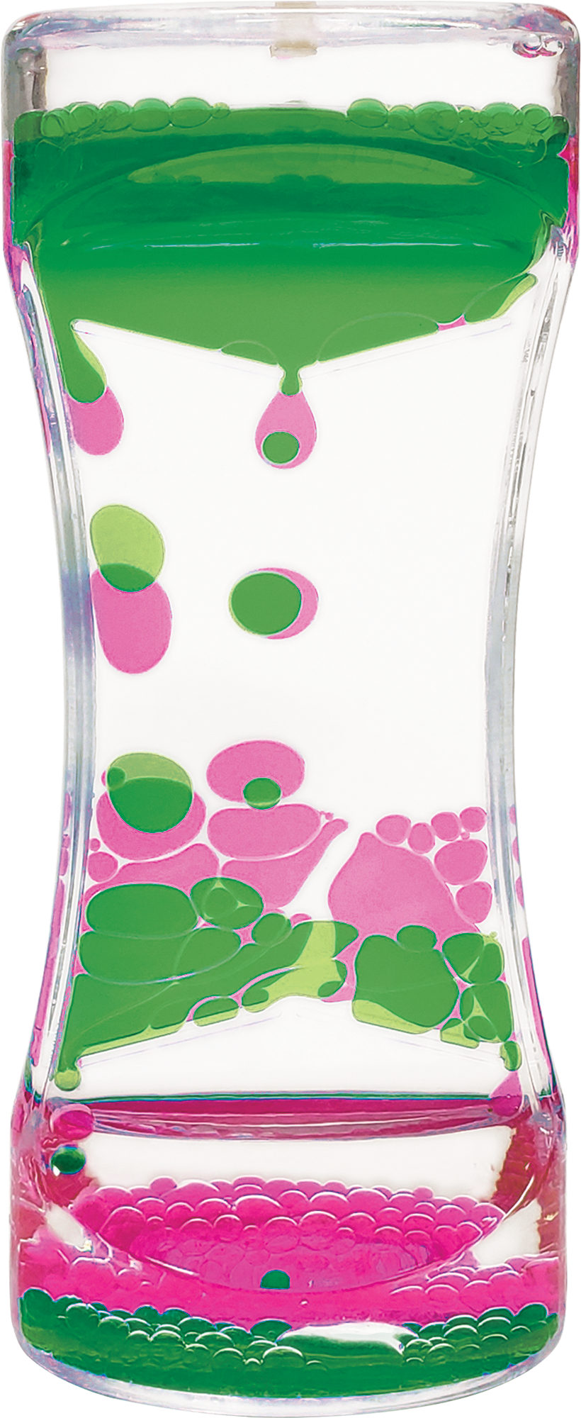 Pink & Green Liquid Motion Bubbler