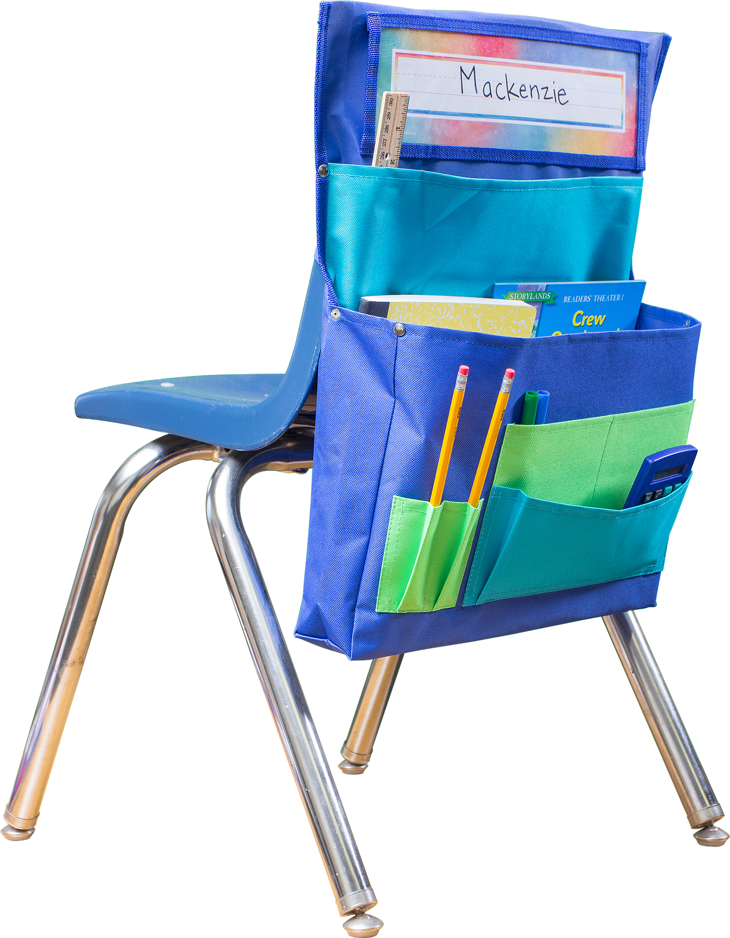 Blue, Teal & Lime Chair Pocket