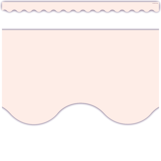Blush Scalloped Border Trim