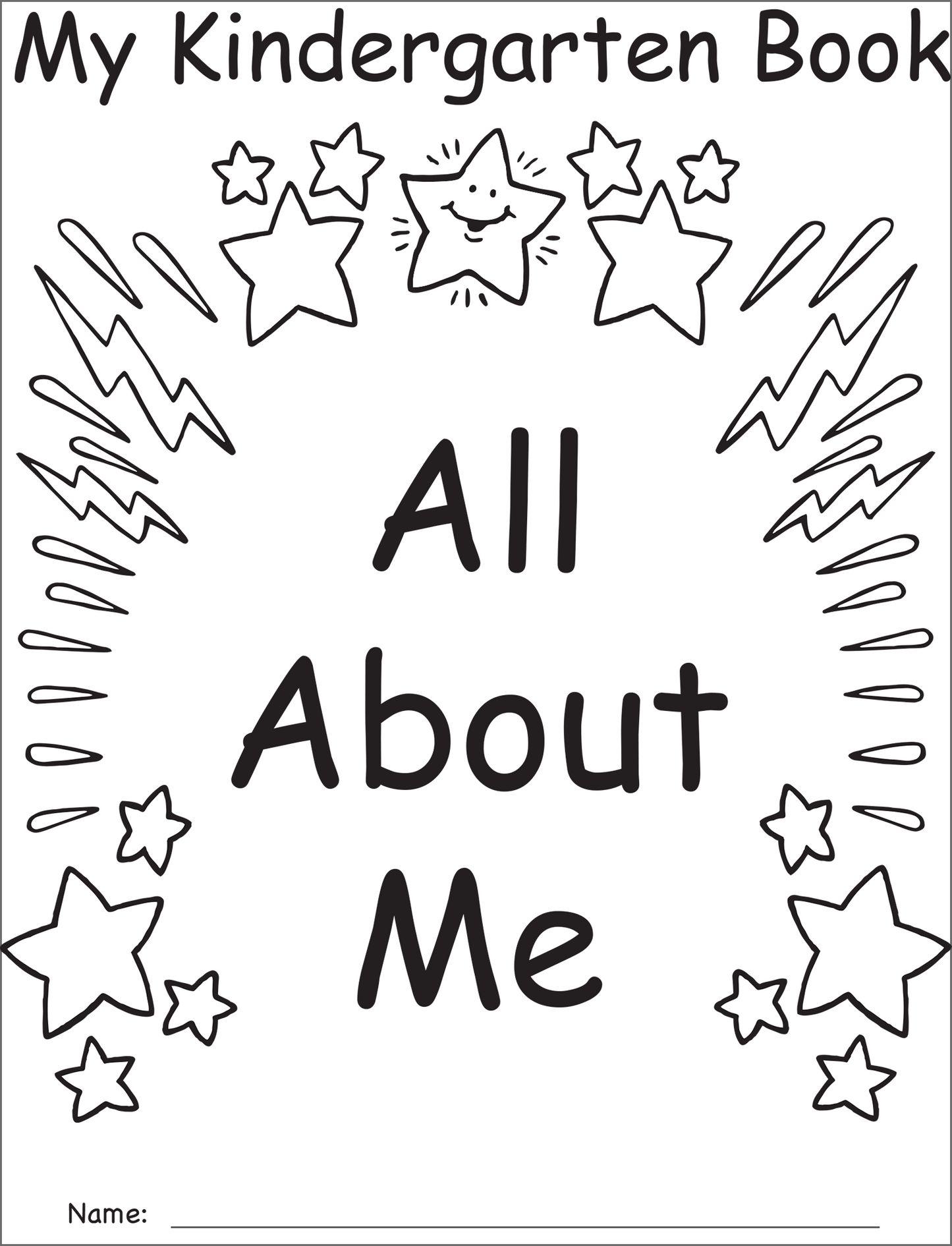 My Own Books: My Kindergarten Book All About Me