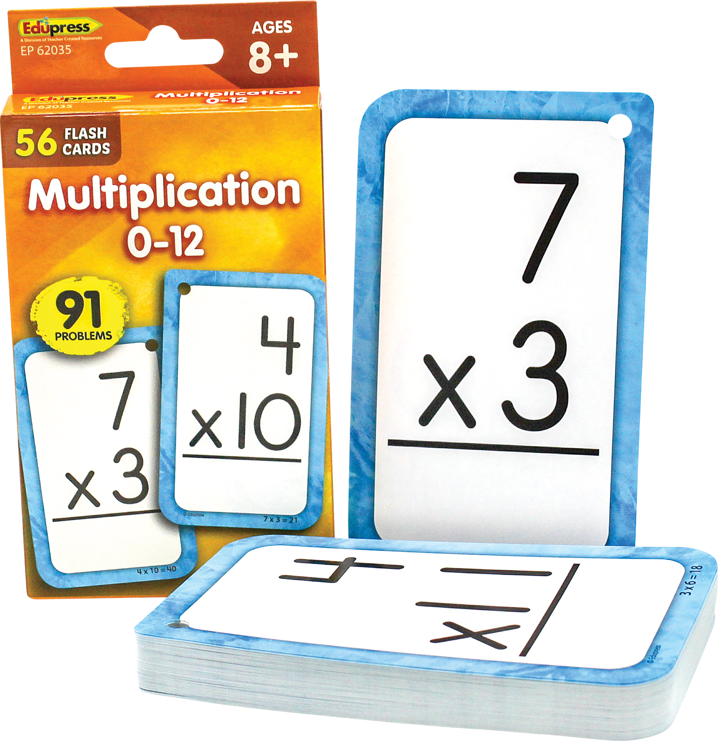 Multiplication 0-12 Flash Cards