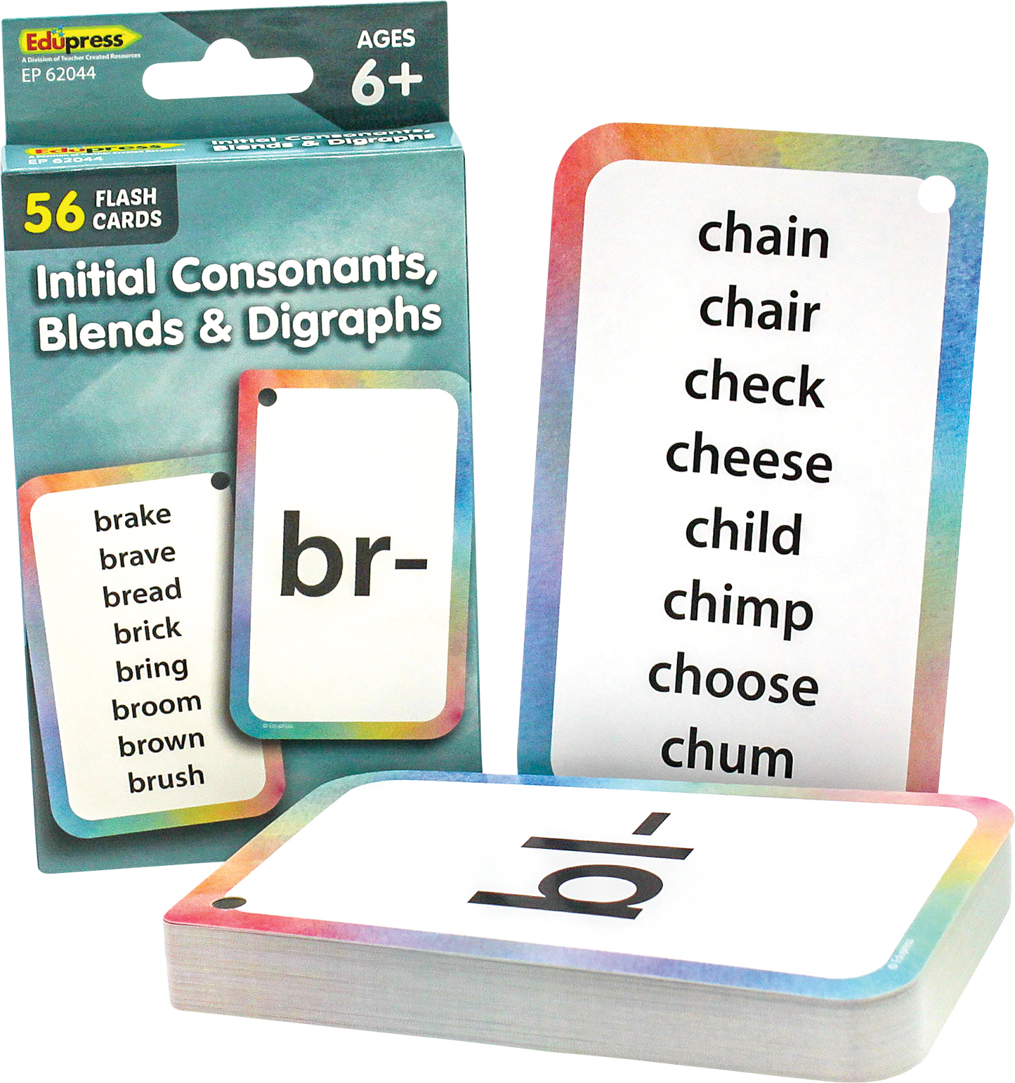 Initial Consonants, Blends & Digraphs Flash Cards