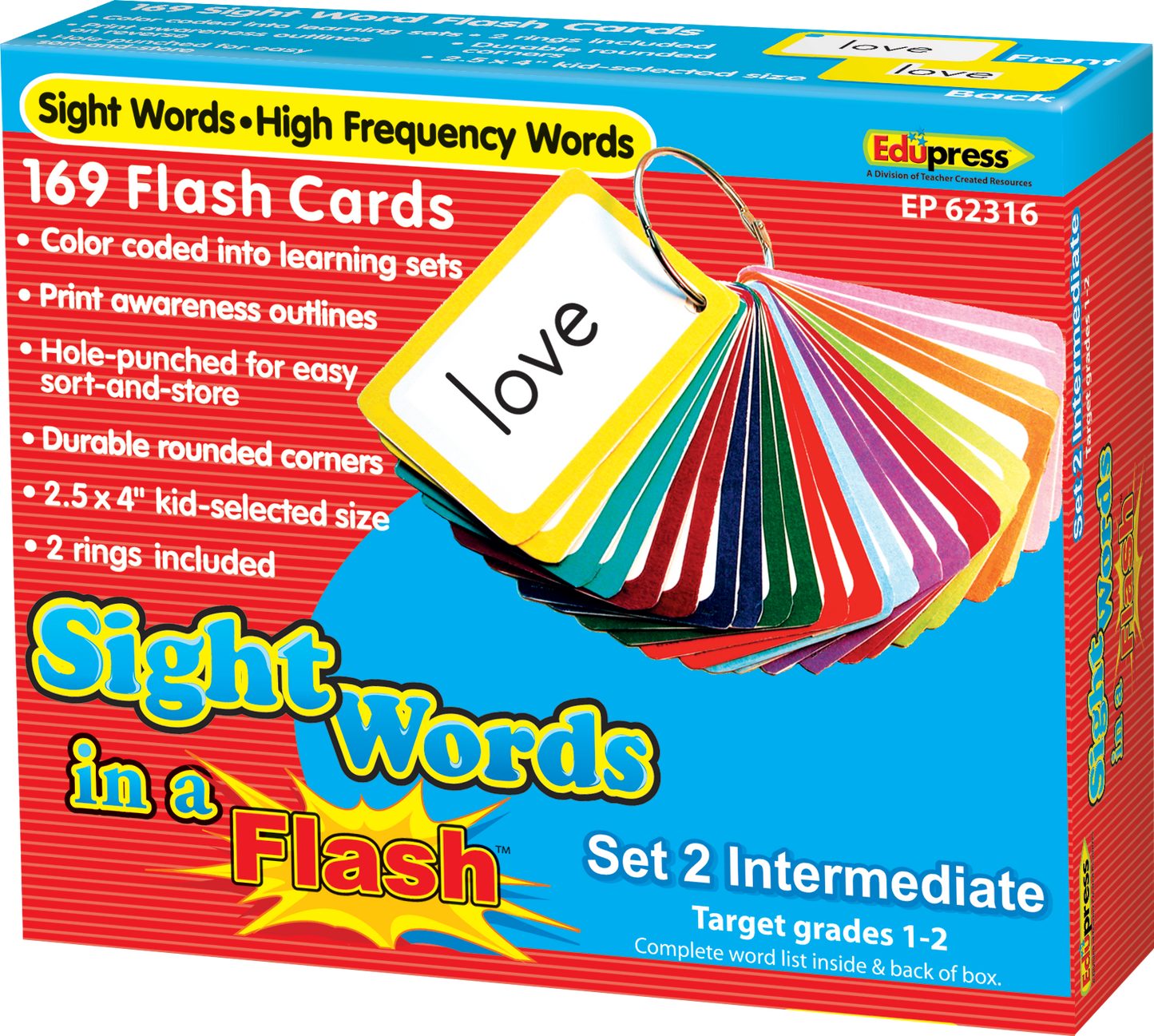 Sight Words in a Flash™ Cards (Gr. 1–2)
