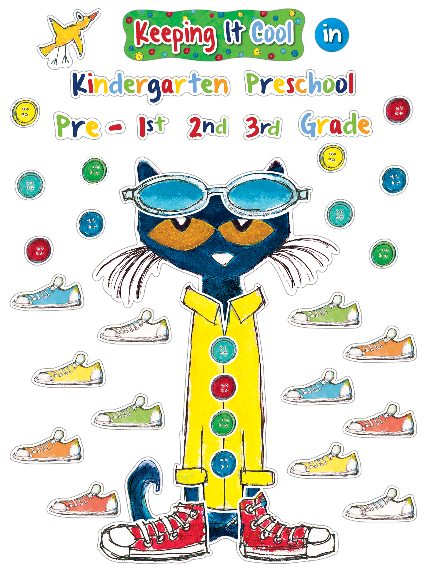 Pete the Cat® Keeping It Cool In… Bulletin Board