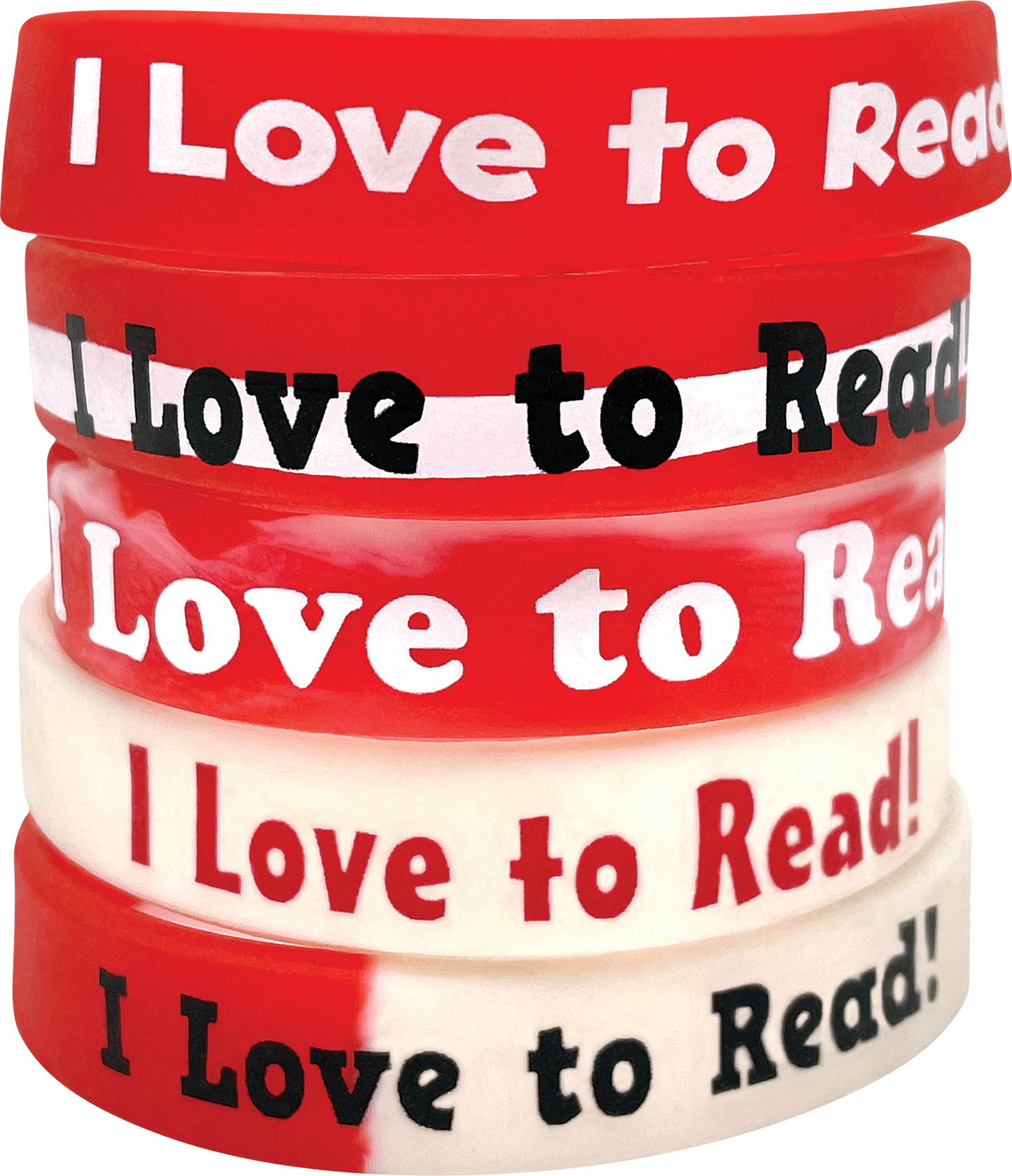 Fancy I Love to Read Wristbands