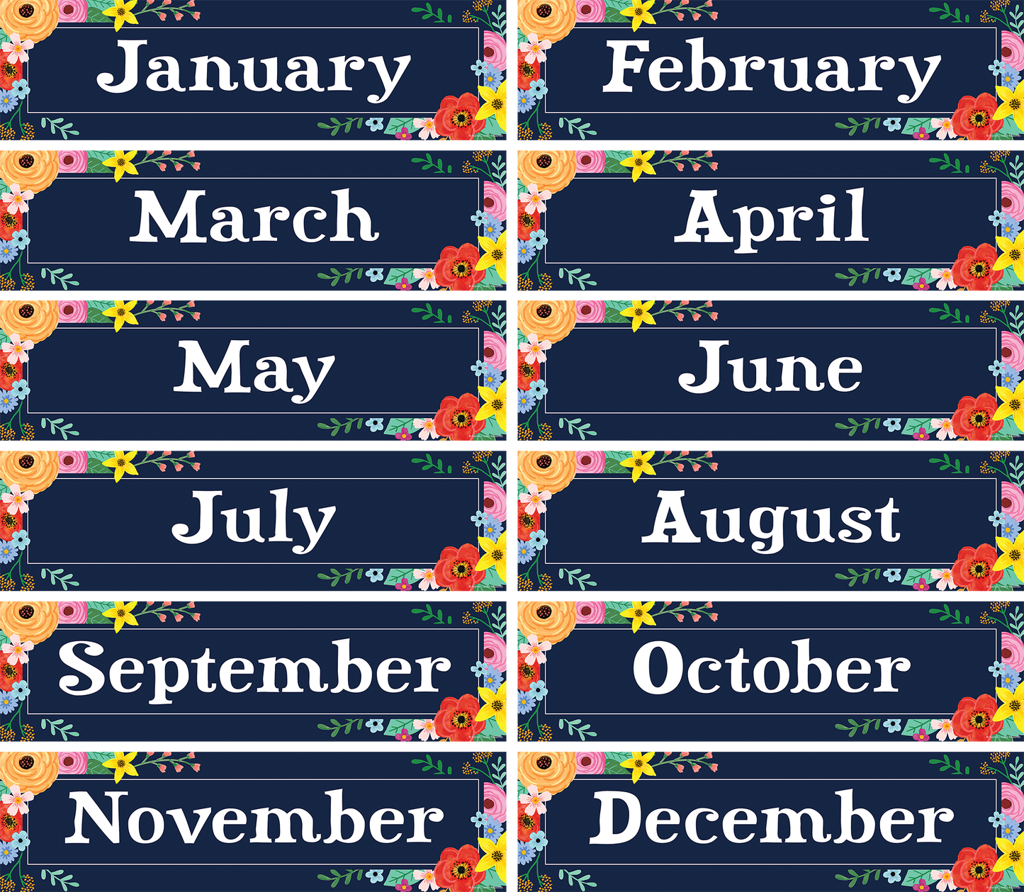 Wildflowers Monthly Headliners