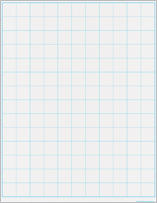 Graphing Grid 1-1/2 Inch Squares Write-On/Wipe-Off Chart