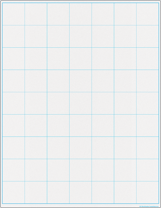 Graphing Grid Large Squares Write-On/Wipe-Off Chart