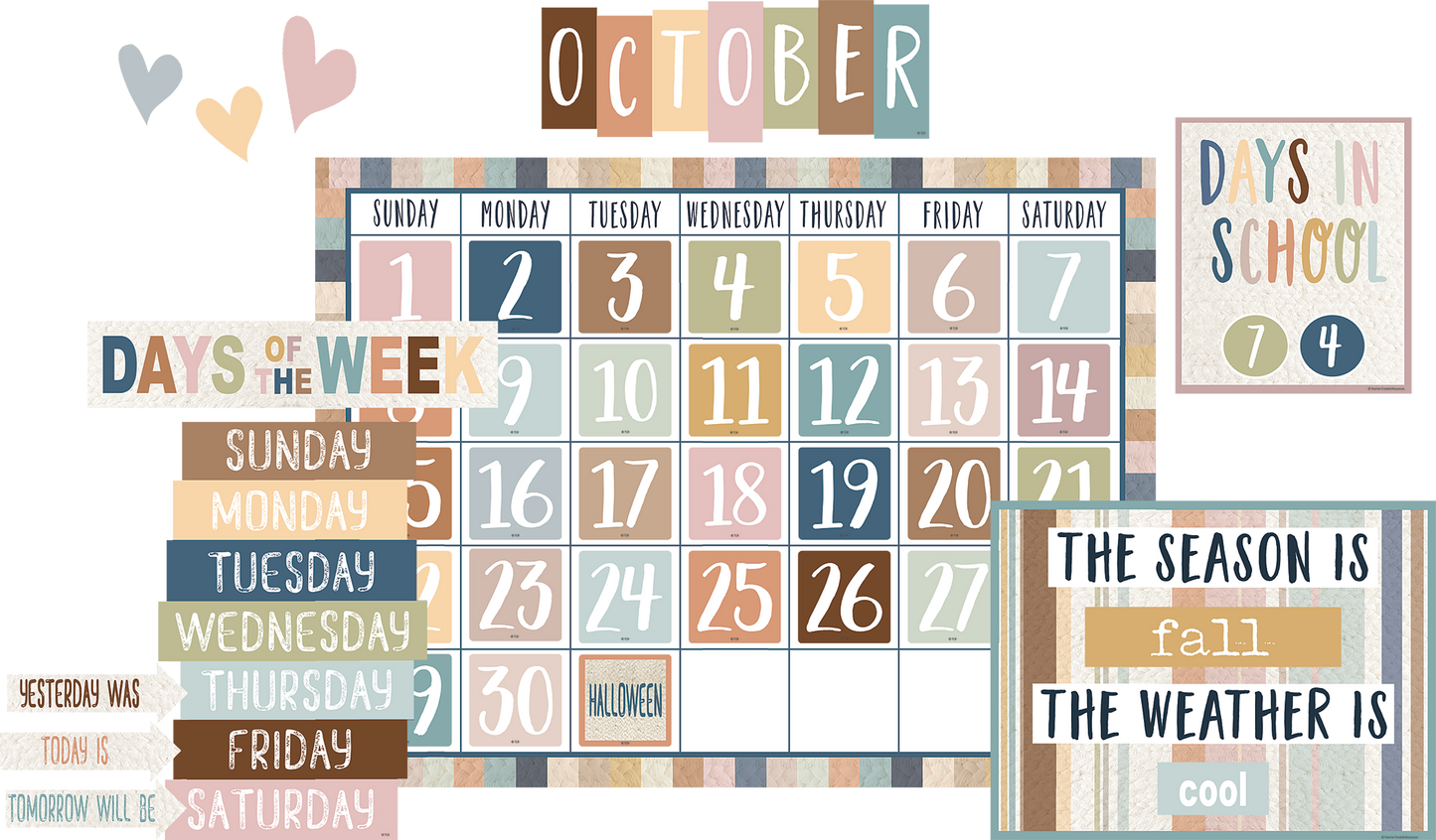 Everyone is Welcome Calendar Bulletin Board