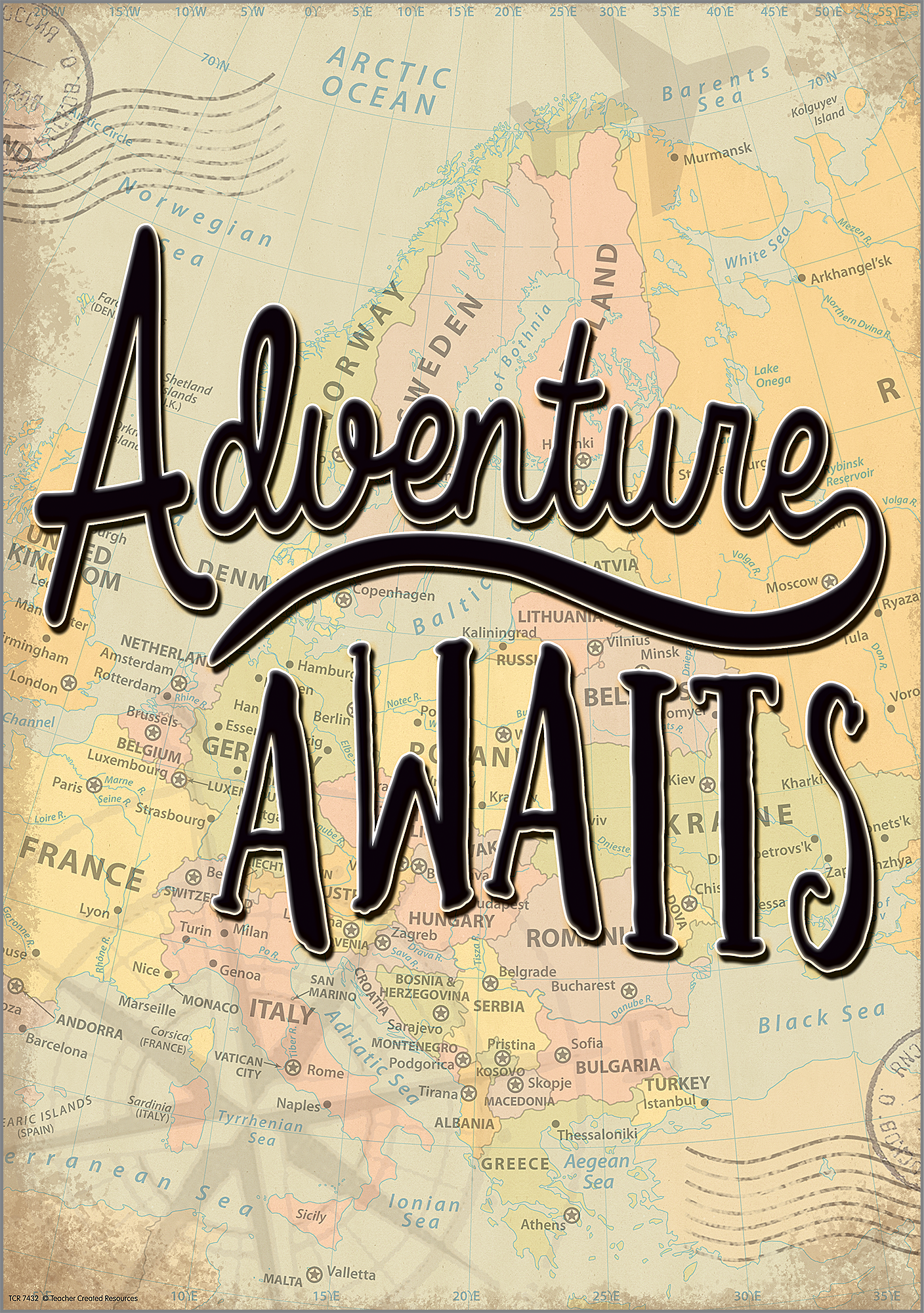 Adventure Awaits Positive Poster
