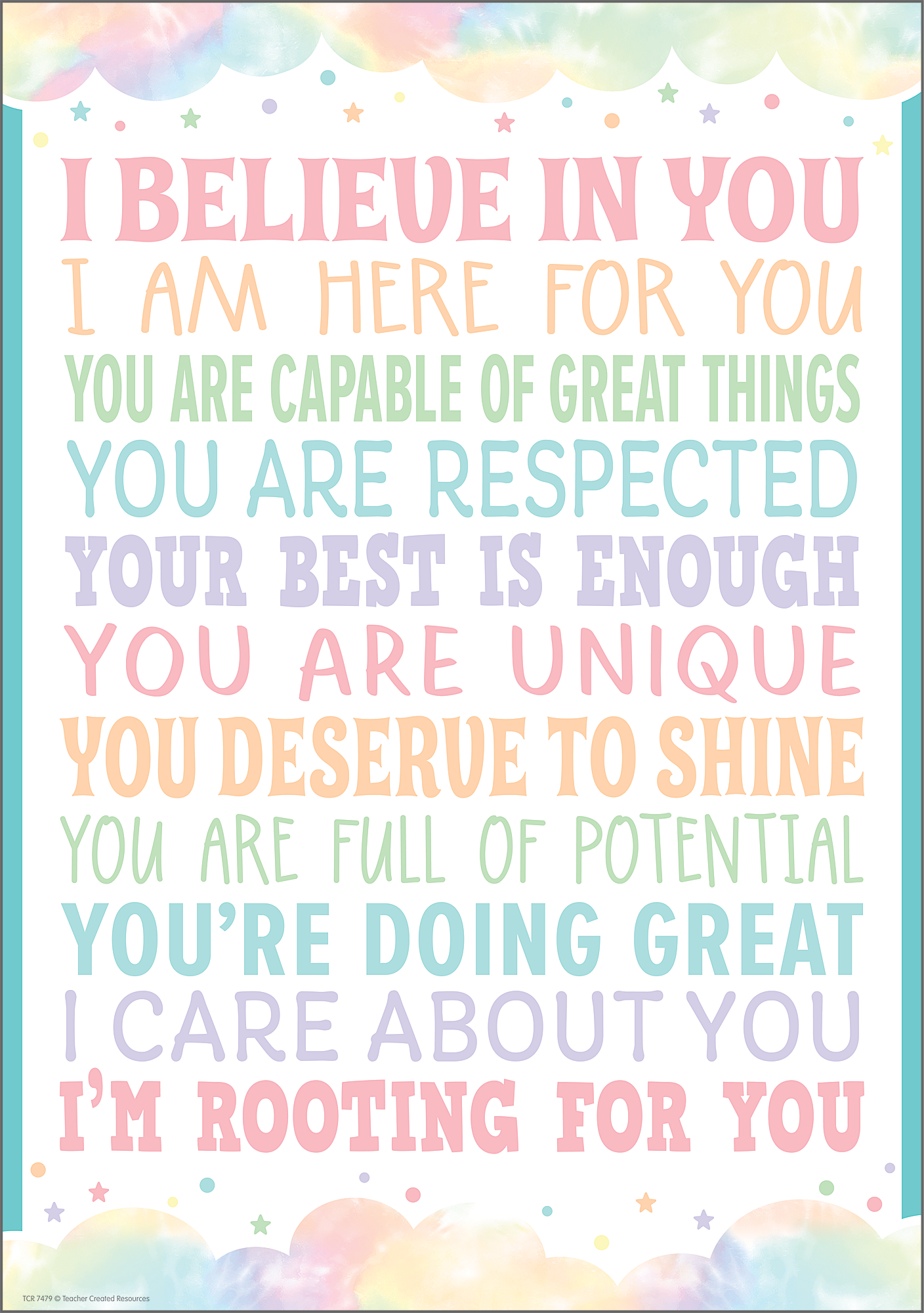 I Believe In You Positive Poster